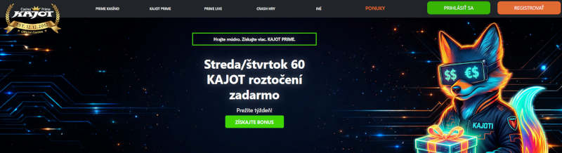 kajot bonus víkend