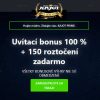 Kajot Casino Prime bonus – 150 free spinov